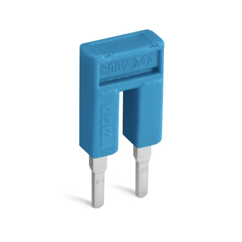 WAGO Jumper 2-Way, Blue, Insulated 2002-402-000-006