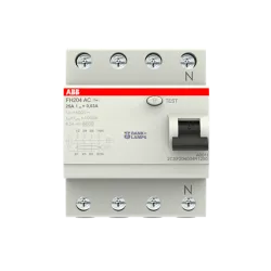 ABB 2CSF204004R1250 — FH204 AC-25/0.03 Residual Current Circuit Breaker 4P AC type 30 mA