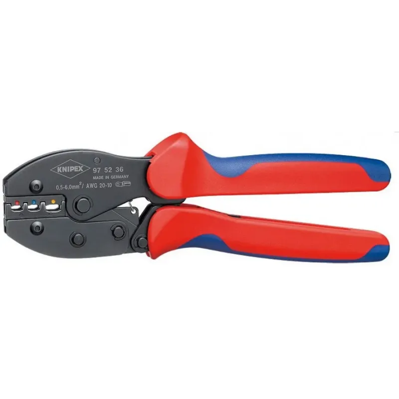 Knipex Presēšanas knaibles 0,5-6 mm², DR, Knipex 975236
