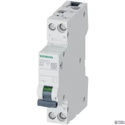 Siemens 5SL6016-6 — CIRCUIT BREAKER 230V 6KA, 1+N-POLE/1MW B16 Siemens 5SL6016-6 — CIRCUIT BREAKER 230V 6KA, 1+N-POLE/1MW B16