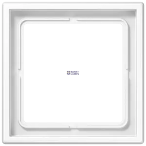 Cover Frame LS 990, 1-Gang, White, 81 mm x 81 mm, IP44, Duroplastic Cover Frame LS 990, 1-Gang, White, 81 mm x 81 mm, IP44, Duroplastic