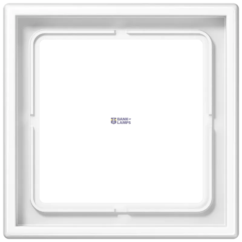 Jung Cover Frame LS 990, 1-Gang, White, 81 mm x 81 mm, IP44 LS981WW