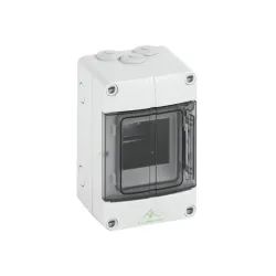 Spelsberg 73540301 — Small Distribution Board AK 03, 400 V AC, 3 Modules, 1 Row, IP65, IK07, 100 × 150 × 96 mm, Pre-Mounted
