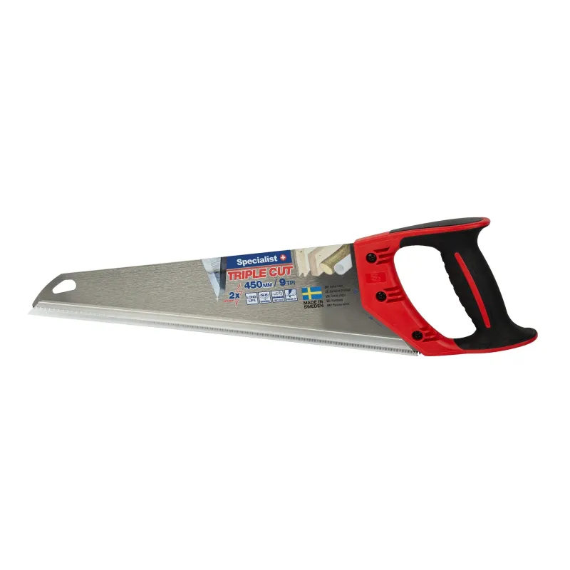 Specialist+ SPECIALIST+ rokas zāģis TRIPLE CUT 450mm, 9TPI 63-0450