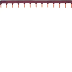 Hager KB163P — Busbar Insulated, 1P, 63 A prong 10 mm² Brown, 13M