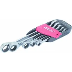 Combination ratchet spanner set GEARplus, 5 pcs., KS Tools Combination ratchet spanner set GEARplus, 5 pcs., KS Tools