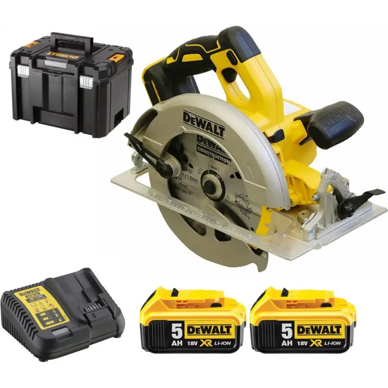 DeWalt Ripzāģis DeWalt DCS570P2; 18V 2x5Ah 26-5-570P2QW