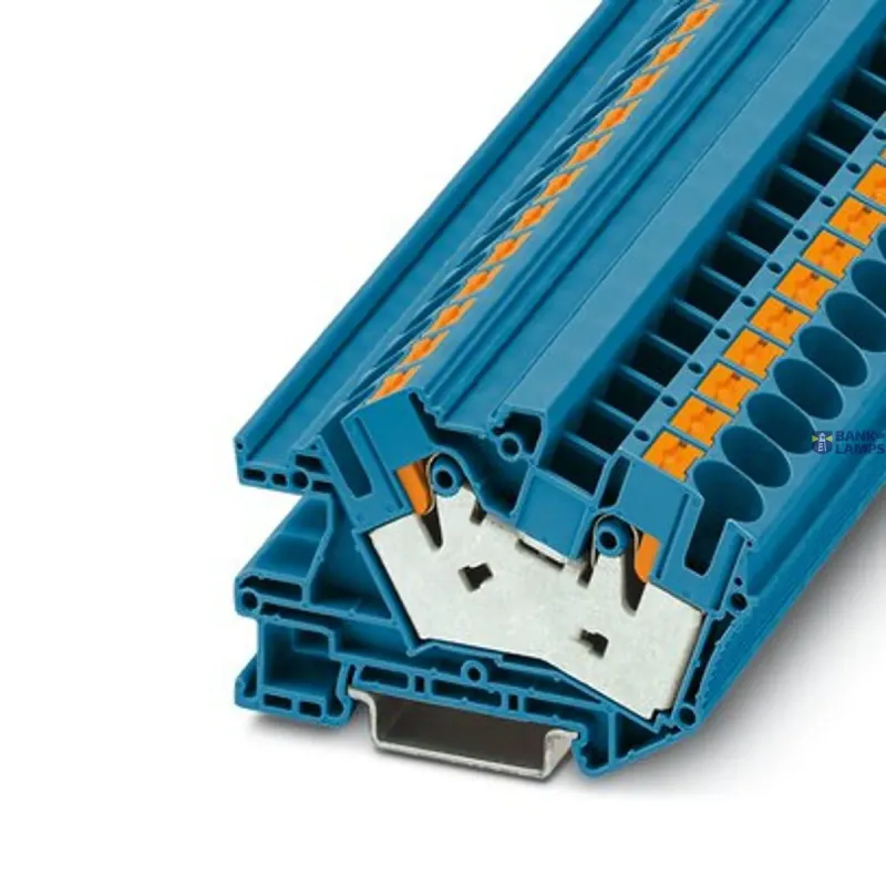 Phoenix Contact Installation Terminal Block PTI 16/S BU, 76A, Push-in 3214023