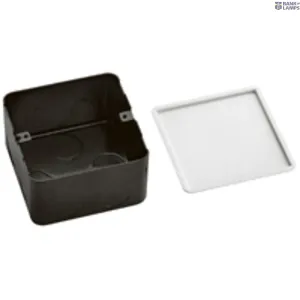 Legrand 054001 — Metal Flush-mounting Box for Installation in Concrete Floor POP UP floor LG 4 Modules, 122 mm, 100 mm, 61.2 mm, Black