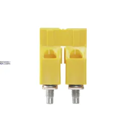 Weidmüller 1055260000 — Terminal Block Cross-Connector when screwed in, yellow, 101 A Poles 4 P 11.90 Ins Yes W 10.4 mm Weidmüller 1055260000 — Terminal Block Cross-Connector when screwed in, yellow, 101 A Poles 4 P 11.90 Ins Yes W 10.4 mm