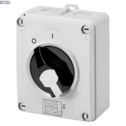 GEWISS GW70416P — Rotary Isolator Switch 70 RT HP Insulated Box 25A 2P IP66 Lockable