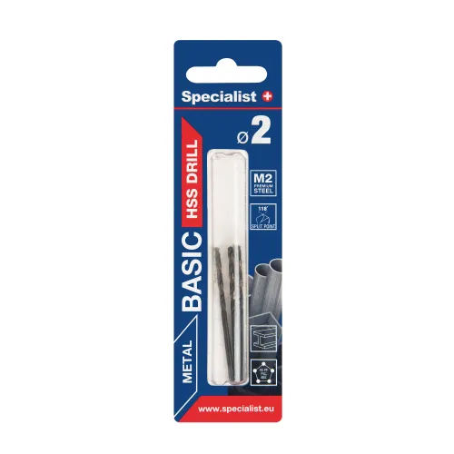 Specialist+ SPECIALIST+ metāla urbis BASIC, 2 mm, 3 gab. 64-0020