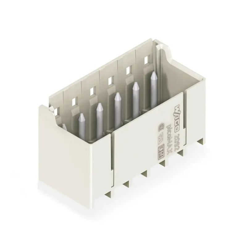 WAGO THT Male Header 2-Pole, 5 mm Pitch, Straight, 1.4 mm Ø 2092-1402
