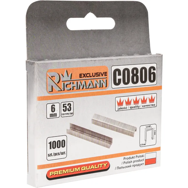 RICHMANN Skavas 53 tipo 6mm. 1000 gab. 42-C0806