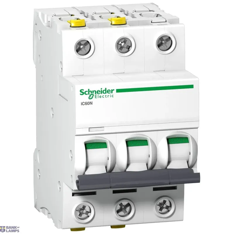 Schneider Electric Miniature Circuit Breaker Acti9 iC60N, 3P, 40A A9F04340