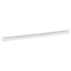 Legrand 037839 — kabeļa marķieris Memocab White, Black, Letter N, 0.8 - 2.2 mm, Plastic