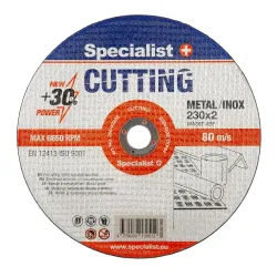 SPECIALIST+ Metal Cutting disks CUTTING, 230 x 2 x 22 mm