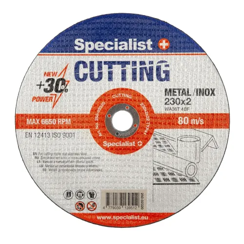 Specialist+ SPECIALIST+ metāla griešanas disks CUTTING, 230 x 2 x 22 mm 250-02320