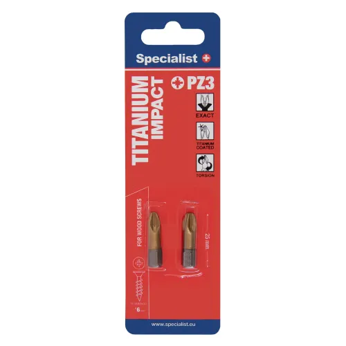 Specialist+ SPECIALIST+ uzgalis TITANIUM PZ3, 25 mm, 2 gab. 24-2-074