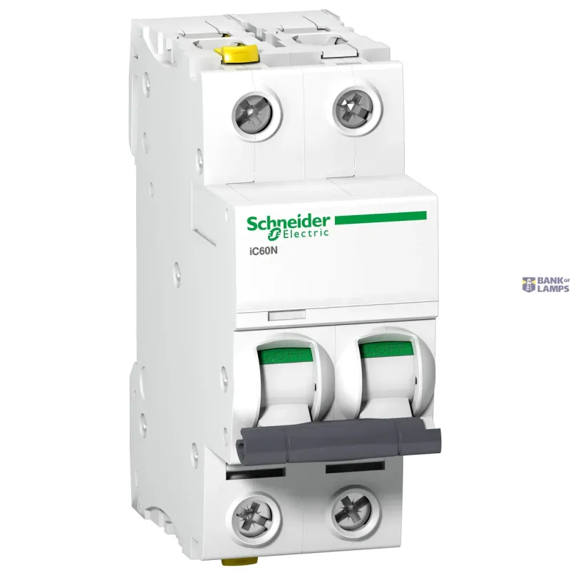 Schneider Electric Miniature Circuit Breaker Acti9 IC60N, 2P, 16A, C M ATURE A9F04216