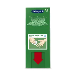 Salvequick салфетки для очистки ран (0,9% NaCl), 40 шт., Cederroth