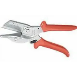 Shears 45-90° 215 mm, for plastic and rubber profiles, Knipex