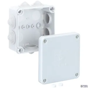 Spelsberg 32690001 — Junction Box HP 100-L, Max. Conductor 6 mm², 690 V AC, IP55, IK07, 113 × 113 × 58 mm, Grey, Stepped Nipple Spelsberg 32690001 — Junction Box HP 100-L, Max. Conductor 6 mm², 690 V AC, IP55, IK07, 113 × 113 × 58 mm, Grey, Stepped Nipple