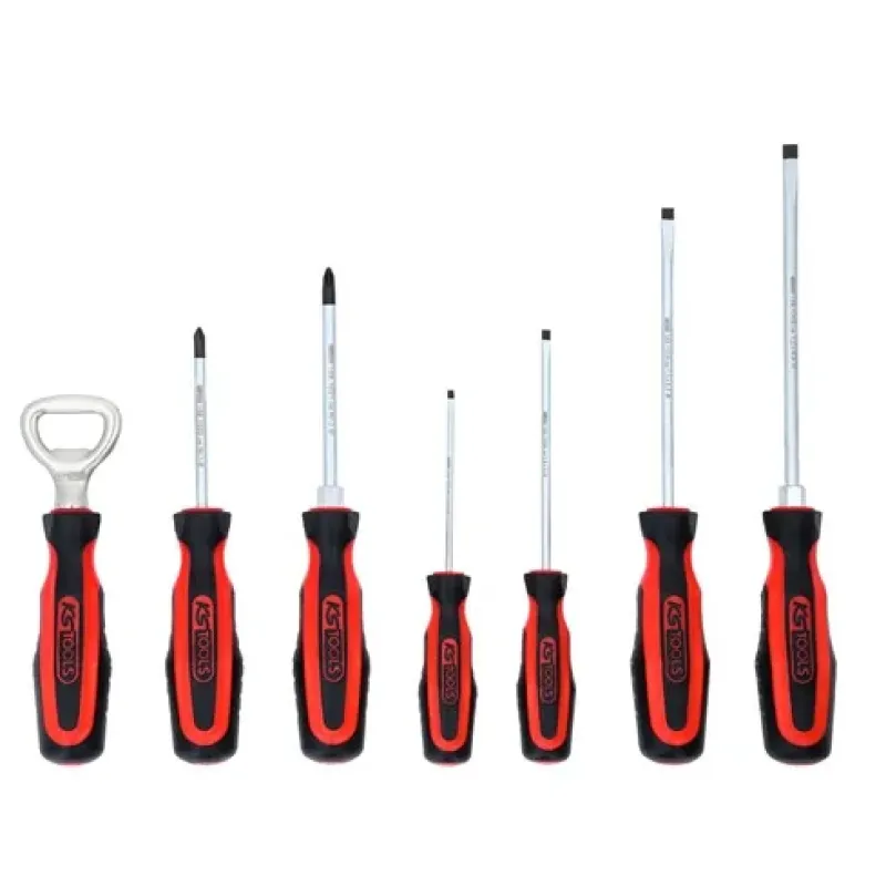 KS Tools Skrūvgriežu komplekts (PH1, PH2, Slotted 3; 4; 5,5; 6,5) 159-0015