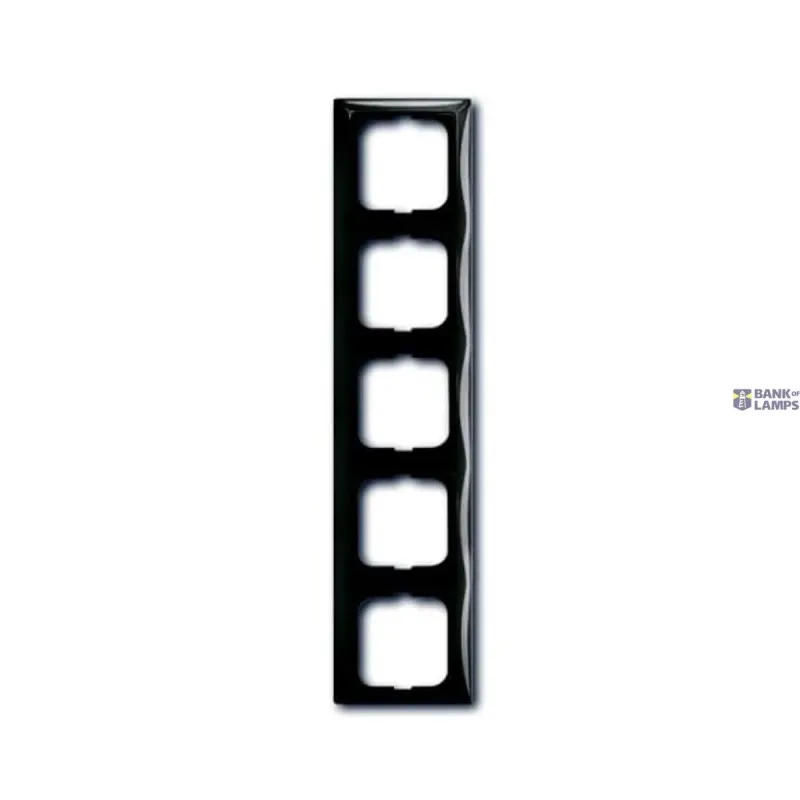 Busch-Jaeger 2515-95-507 Cover Frame 5gang(s) château-black - Basic55 2CKA001725A1510