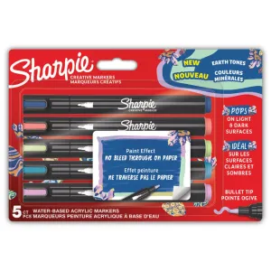 Creative marker set, round tip, SHARPIE, 5 pcs Creative marker set, round tip, SHARPIE, 5 pcs