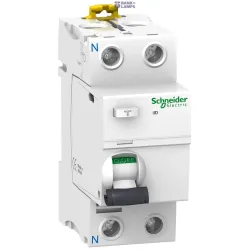 Schneider Electric A9R41225 — Residual Current Circuit Breaker Acti9 iIDK RCCB, 2P, 25A, Iid - RCCB - 30mA - Type AC