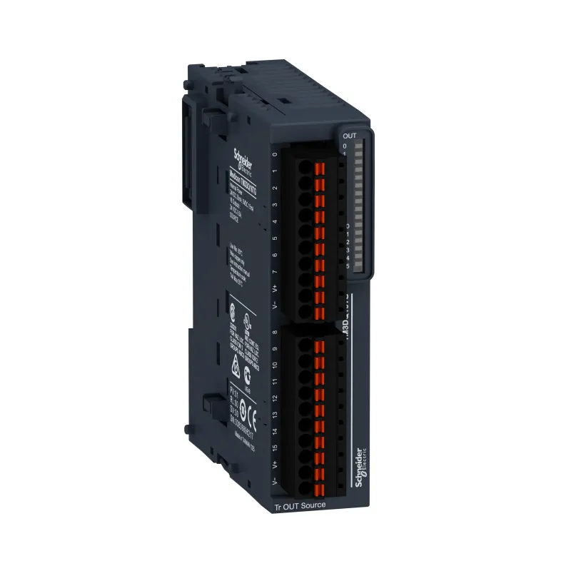 Schneider Electric Discrete Output Module Modicon TM3, IP20, 10×1.5mm² TM3DQ16TG
