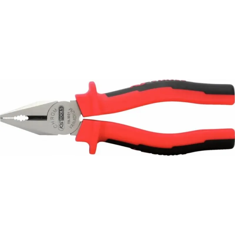KS Tools Kombinētās knaibles 180 mm ERGO, KS Tools 115-1021-E