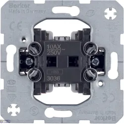Berker 3036 — Changeover slēdzis 10AX 250 V ~, Light Control