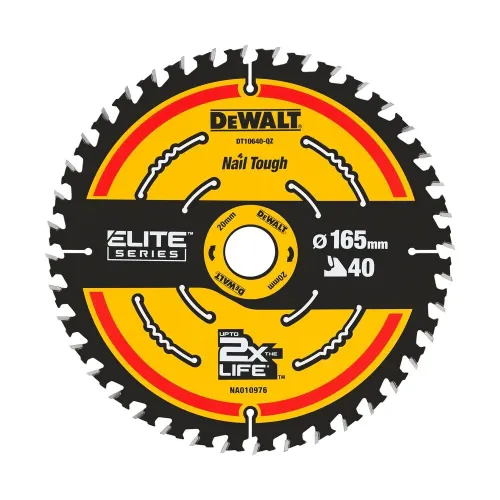 DeWalt Ripzāģis kokam DeWalt ELITE CSB 165x20mm 40T 11-DT10640