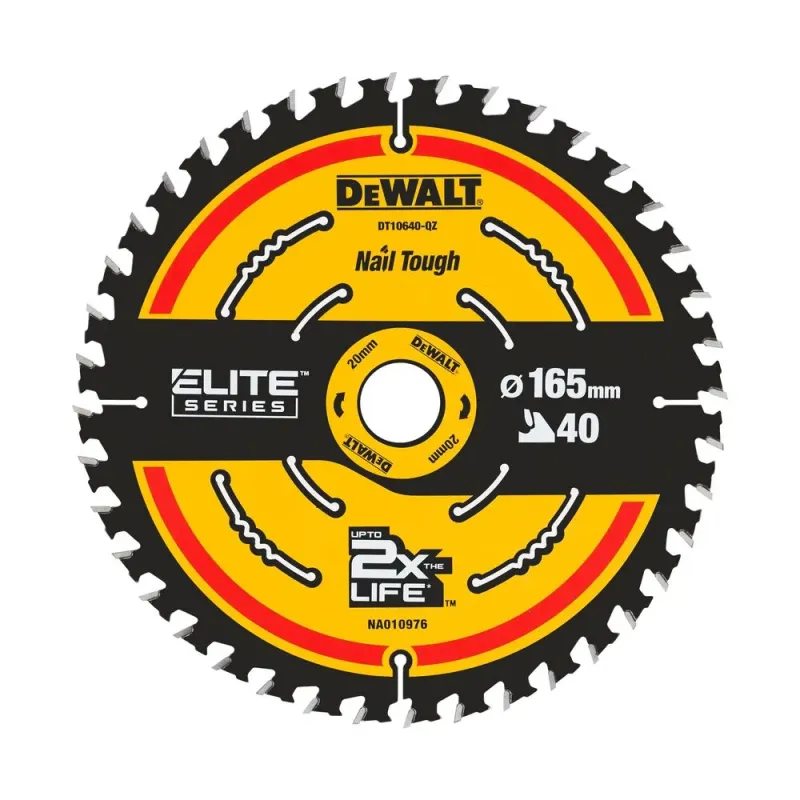 DeWalt Ripzāģis kokam DeWalt ELITE CSB 165x20mm 40T 11-DT10640