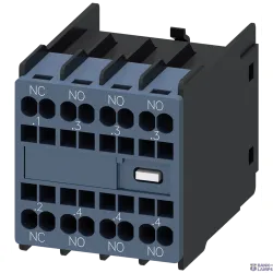 Siemens 3RH2911-2HA31 — auxiliary switch, on the front, 3 NO + 1 NC, .1/.2, .3/.4, .3/.4, .3/.4, current Siemens 3RH2911-2HA31 — auxiliary switch, on the front, 3 NO + 1 NC, .1/.2, .3/.4, .3/.4, .3/.4, current