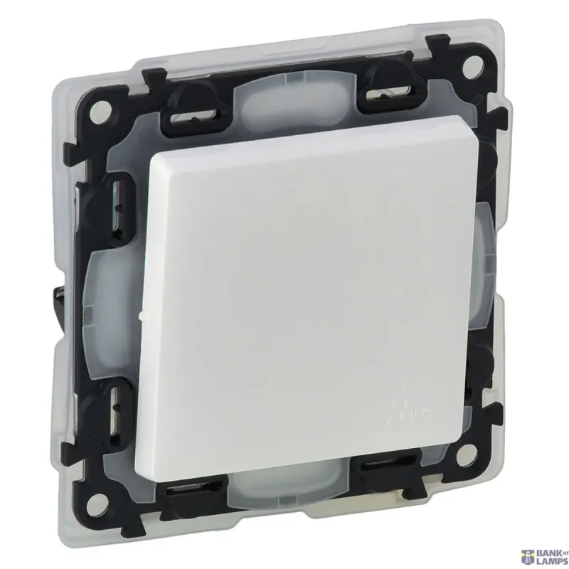 Legrand Two-Way Switch Valena Life White, 10AX, 250V, IP44, with 752156
