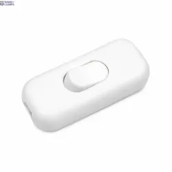 THORGEON 19039 — Inline Cord Switch for Round Cable, 1-Pole, 2A, 250V, white THORGEON 19039 — Inline Cord Switch for Round Cable, 1-Pole, 2A, 250V, white