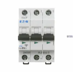 EATON 286589 — PL6-B16/3 автоматический выключатель (MCB), 16 A, 3p, characteristic: B EATON 286589 — PL6-B16/3 автоматический выключатель (MCB), 16 A, 3p, characteristic: B