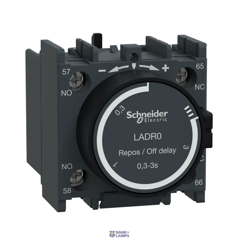 Schneider Electric Time Delay Auxiliary Contact Block TeSys Deca, 1NO, Screw LADR0