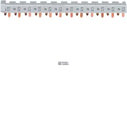 Hager KBN663A — automātslēdzis Insulated busbar3P+N, 63 A prong 10 mm² 24C for, 1P+N 1 module