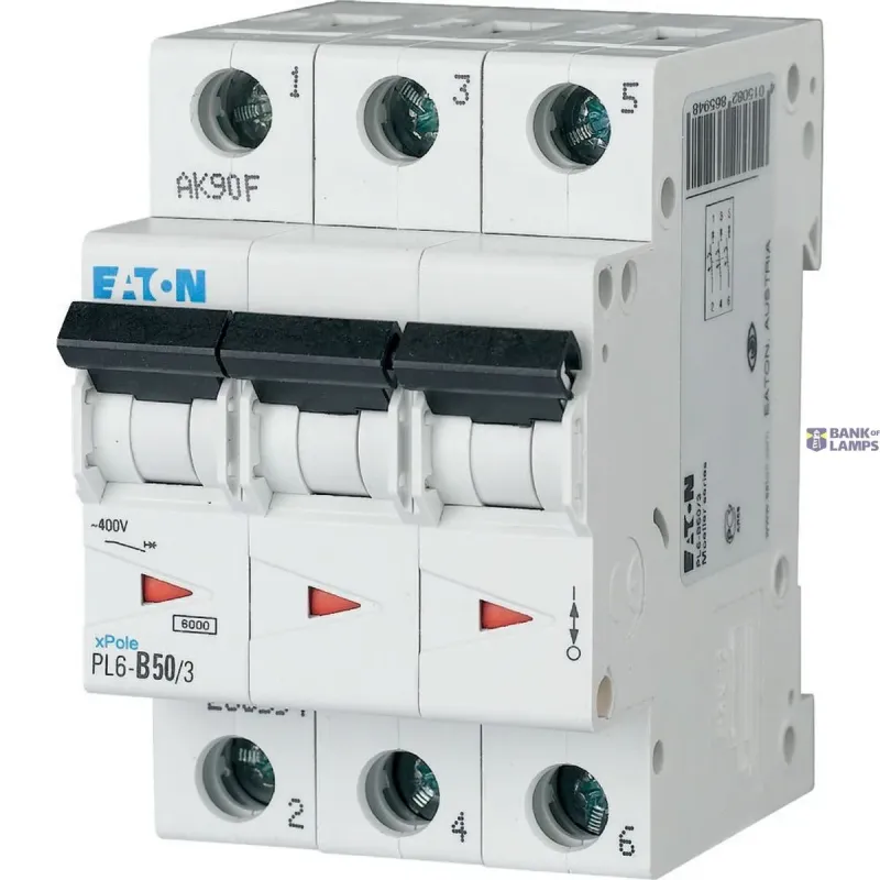 EATON PL6-B50/3 Miniature circuit breaker (MCB), 50 A, 3p 286594