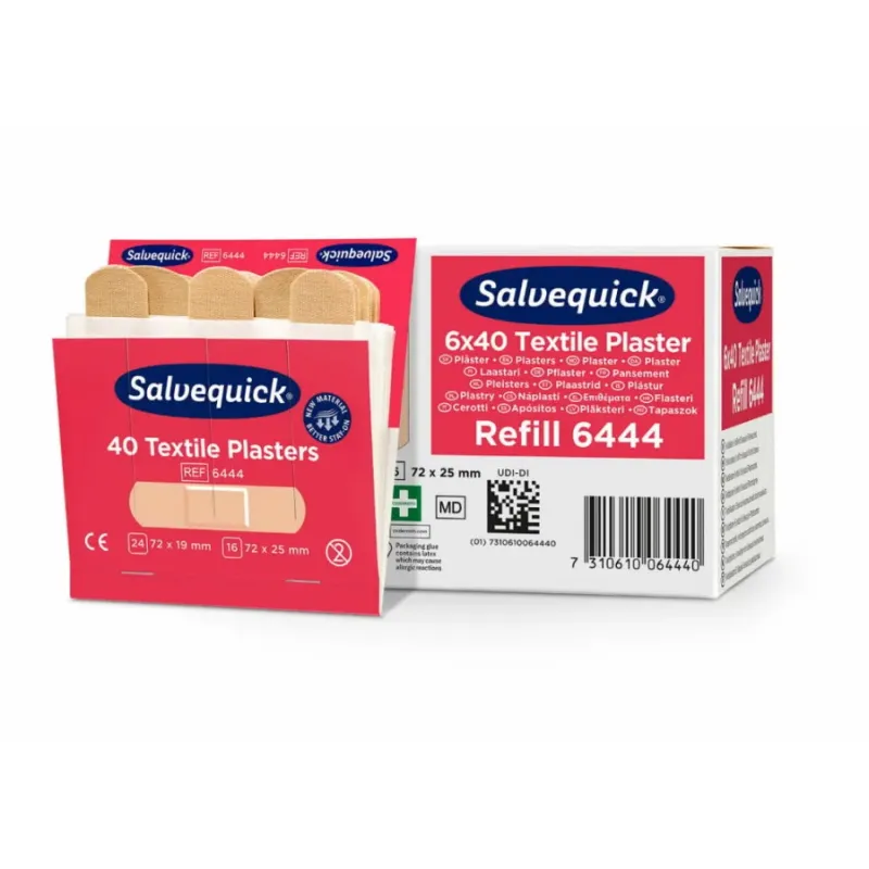 Cederroth Tekstila plāksteri, rezerves iepakojums, 1x40 gab 6444