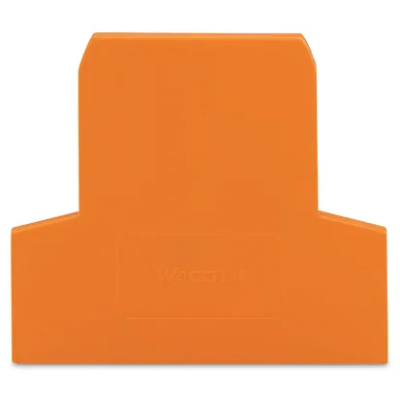 WAGO End and Intermediate Plate Orange, 2.5 mm Thick 281-309