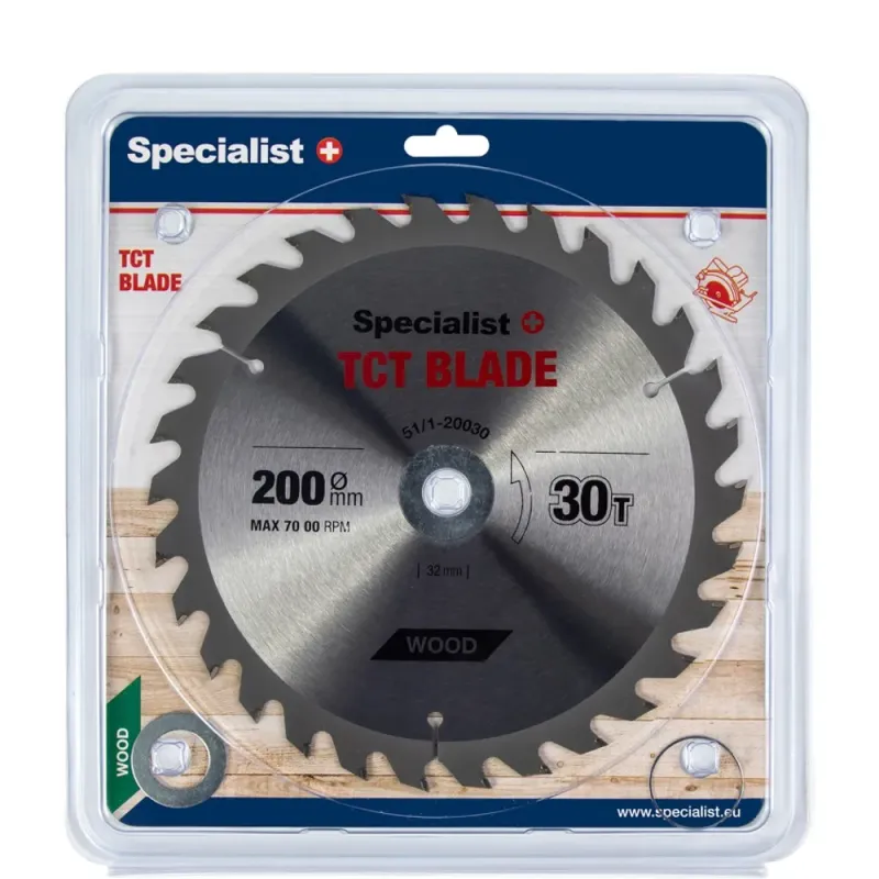Specialist+ SPECIALIST+ griešanas disks, 200 x 30T x 32/30/20/16 mm 51-1-20030