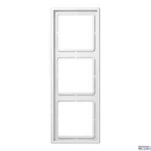 Cover Frame LS 990, 3-Gang, White, 81 mm x 223 mm, IP44, Duroplastic Cover Frame LS 990, 3-Gang, White, 81 mm x 223 mm, IP44, Duroplastic
