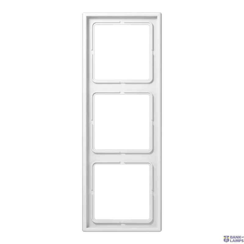 Jung Cover Frame LS 990, 3-Gang, White, 81 mm x 223 mm, IP44 LS983WW
