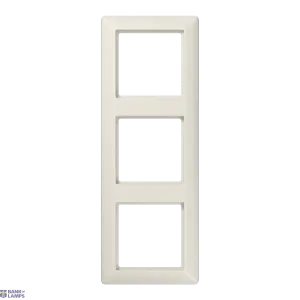 Cover Frame , 3-Gang, Ivory, 80.5 mm x 222.5 mm, IP44, Duroplastic Cover Frame , 3-Gang, Ivory, 80.5 mm x 222.5 mm, IP44, Duroplastic