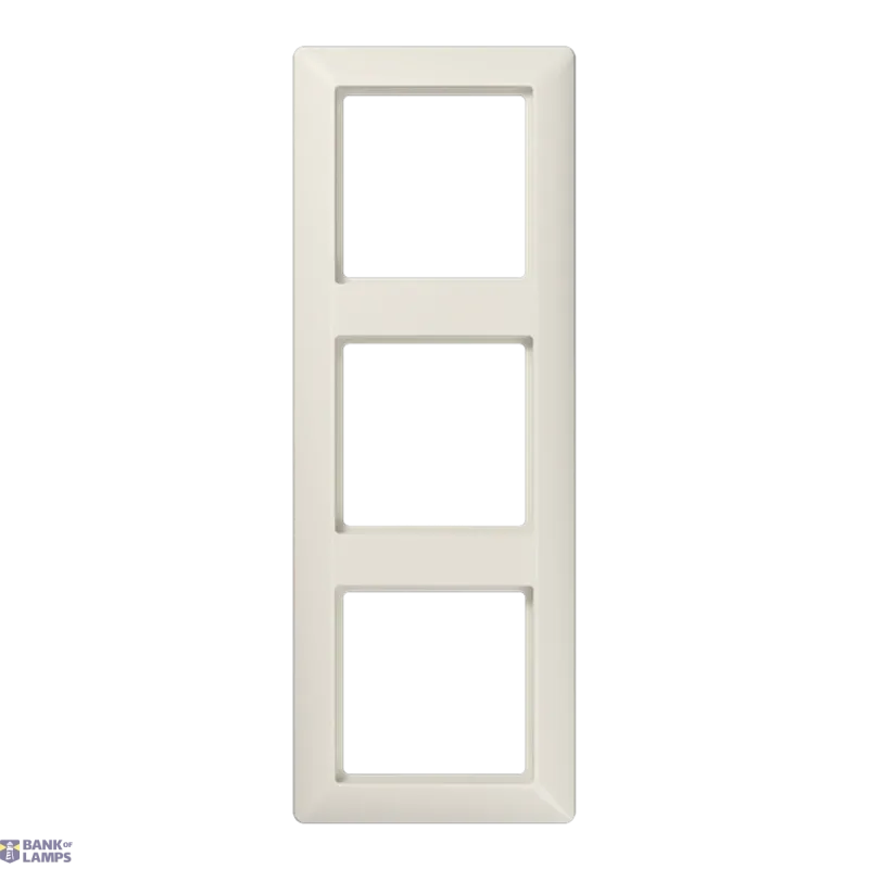 Jung Cover Frame , 3-Gang, Ivory, 80.5 mm x 222.5 mm, IP44 AS583